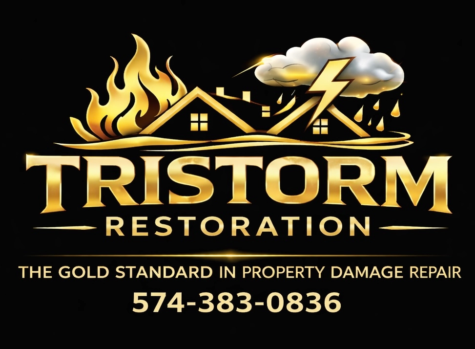Professional water and fire damage restoration equipment used by TriStorm Restoration in Michiana
